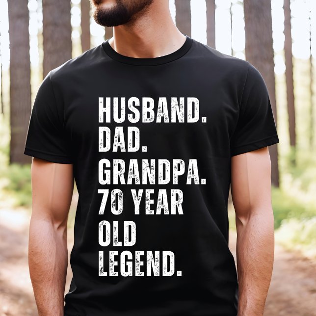 70th Birthday - Dad Born in 1954 Husband T-Shirt (Creator Uploaded)