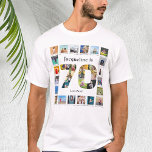 70th Birthday Design Your own Photo Collage T-Shirt<br><div class="desc">Make that birthday feel special with these wonderful photo collage party T-shirt. Add your favorite images to create a heartfelt keepsake with loving memories.</div>
