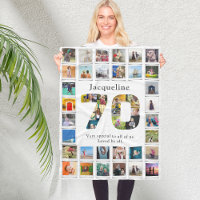 70th Birthday Family Photo Template