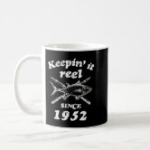 Cute Funny 75th Birthday Fishing Gift For 75 Year Old Fishermen Front &  Back Coffee Mug
