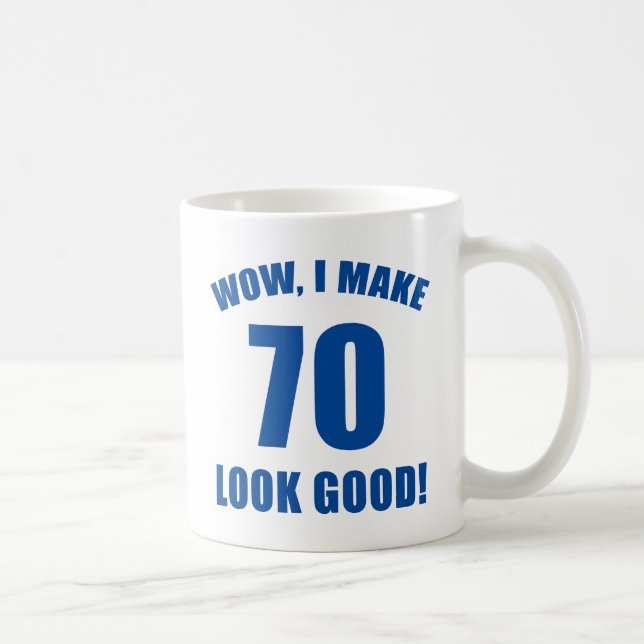 70th Birthday Gag Gift (b) Coffee Mug (Right)