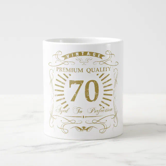 70th Birthday Gag Gift Large Coffee Mug Zazzle