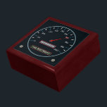 70th birthday gift box<br><div class="desc">A fun cute gift box for a 70 year old motorbike lover. The speedometer marks the celebrating birtdhay. Perfect to keep your car keys, jewelry and small items, More number options available Background color is #010b10</div>