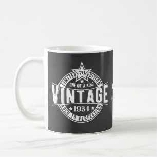 70th Birthday Gift Vintage 1950 Aged to perfection Coffee Mug