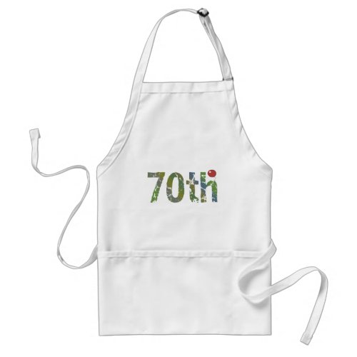 70th Birthday Gifts Apron