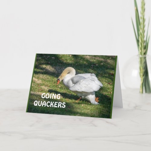 70th BIRTHDAY_GOING QUACKERS_CANT BE TRUE Card