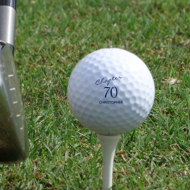 70th Birthday Golf Balls (Creator Uploaded)