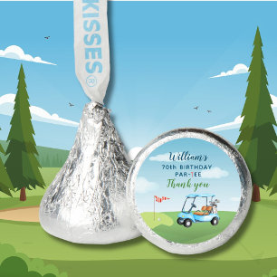 70th Birthday Golf Theme Par-tee Birthday Hershey®'s Kisses®