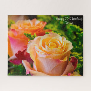 70th Birthday Granny. Jigsaw Puzzle