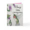 70th Birthday Happy Wishes Elegant Hummingbird