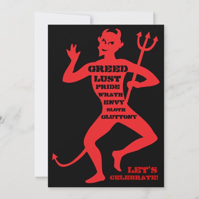 70th Birthday - Hell of a Party Invitation (Front)