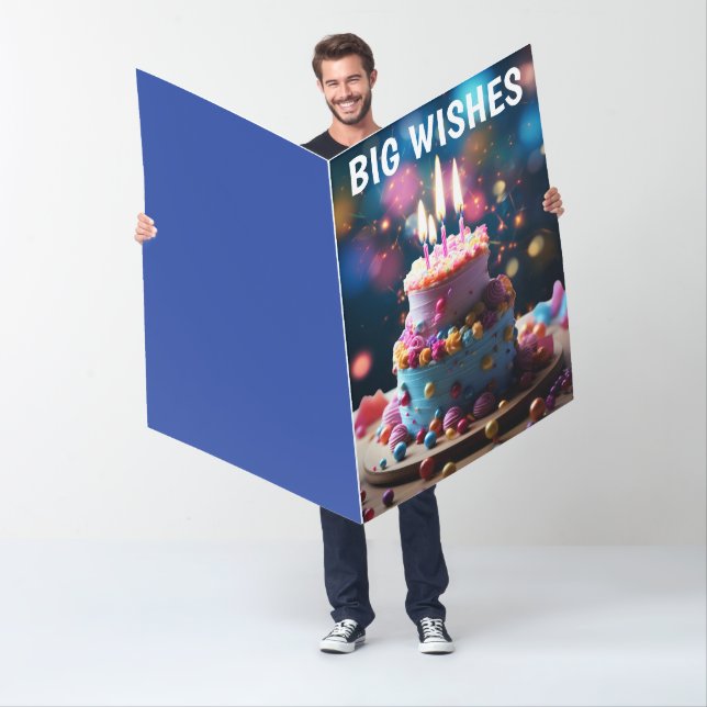 70TH BIRTHDAY HUGE BIGGEST BIG GREETING CARD (In Situ)