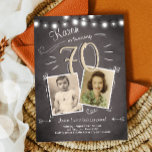 70th Birthday Invitation Vintage Seventy Birthday<br><div class="desc">♥ A perfect way to invite your guests to this special birthday party!</div>
