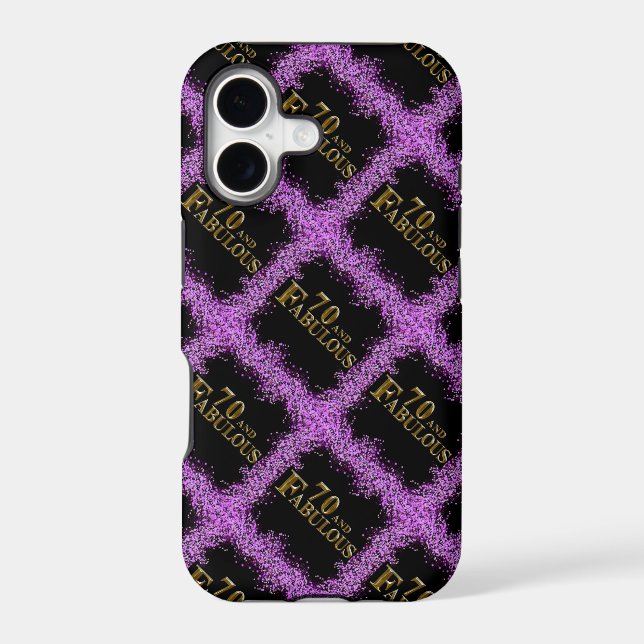 70th Birthday  Iphone Case (Back)