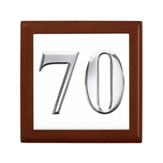 70th Birthday Jewelry Box