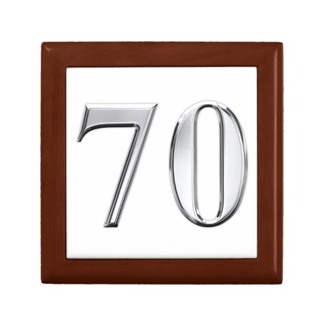 70th Birthday Jewelry Box (Front)