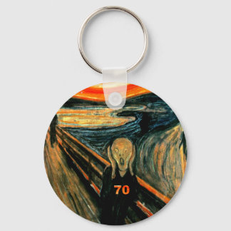70th Birthday Keychain