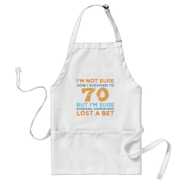 70th Birthday Legend Adult Apron (Front)