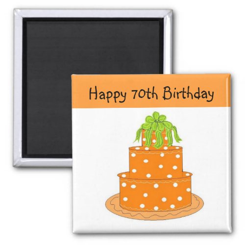 70th Birthday Magnet