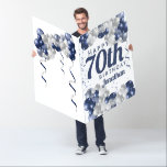 70th Birthday Navy Balloons Jumbo Card<br><div class="desc">A gorgeous navy and silver balloon jumbo happy 70th birthday card. This fabulous design is the perfect way to wish someone a happy seventieth birthday (or any age!) Personalize with our own custom name and message. Blue colored typography and gorgeous navy blue and silver balloons.</div>