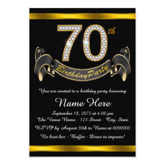 70 Birthday Invitations 2