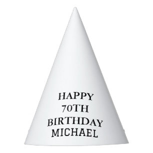 70th Birthday Party Celebration Elegant Adult Hat