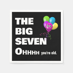 70th Birthday Party Getting Old Humor  Napkins