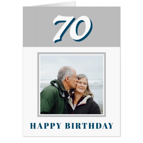 70th Birthday Photo Big Giant