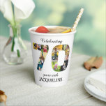 70th Birthday Photo Template Invitation Paper Cups<br><div class="desc">Celebrate your 70th birthday in style with these unique photo template paper cups from Zazzle. Invite all your friends and family to join you for the special day with unique party accessories. Choose your photos to create cute and playful to classic and sophisticated. Create a cherished keepsake that will last...</div>