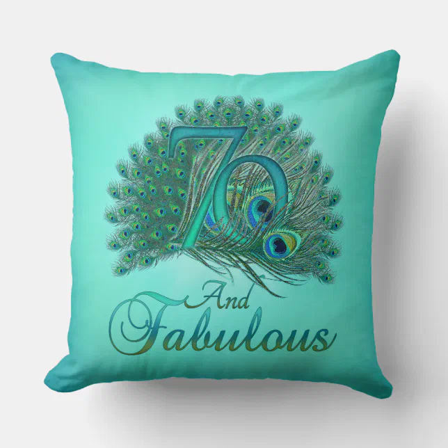 70th Birthday Pillows Zazzle