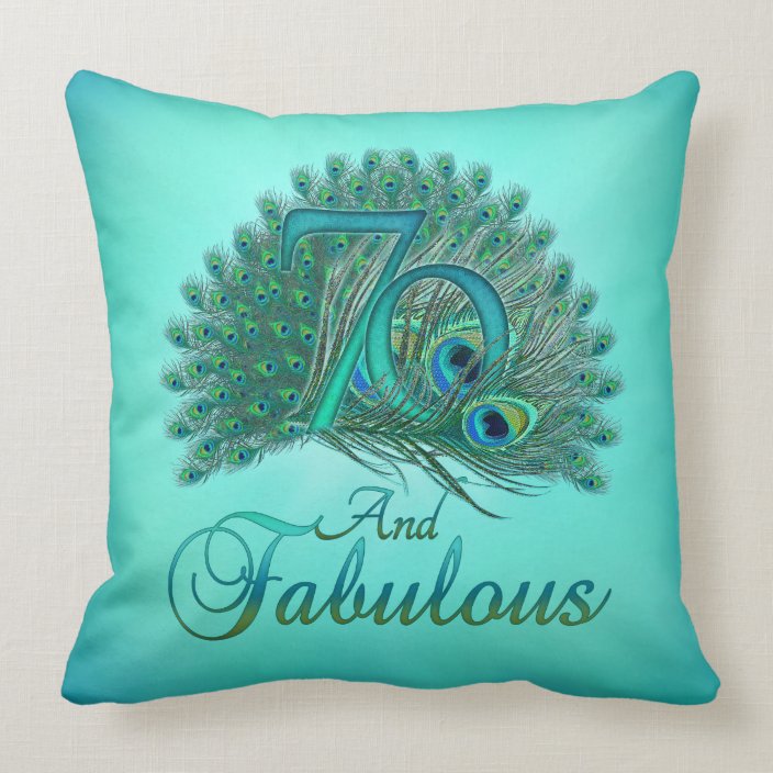 70th Birthday Pillows