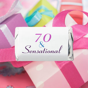 70th birthday seventy and sensational hershey's miniatures