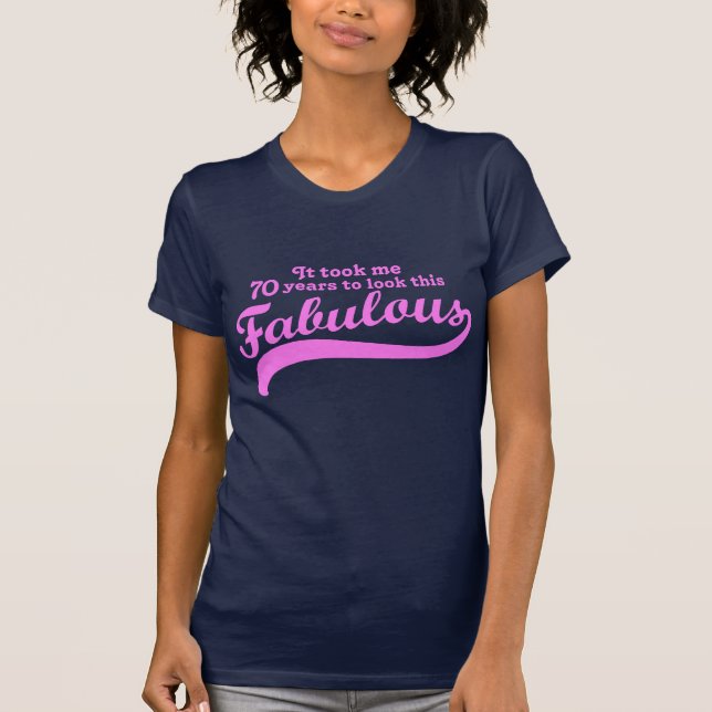 70th Birthday T-Shirt (Front)