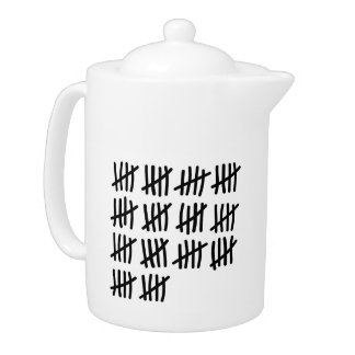 70th birthday teapot