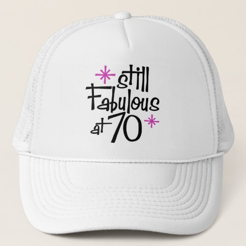 70th Birthday Trucker Hat
