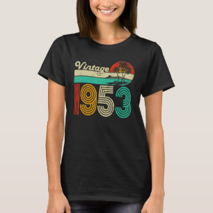 70th Birthday Vintage 1953 70 Year Old Men Women T-Shirt