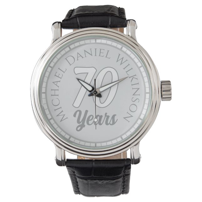 70th Birthday Watch (Front)