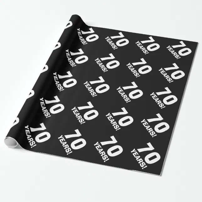 70th Birthday wrapping paper | Zazzle