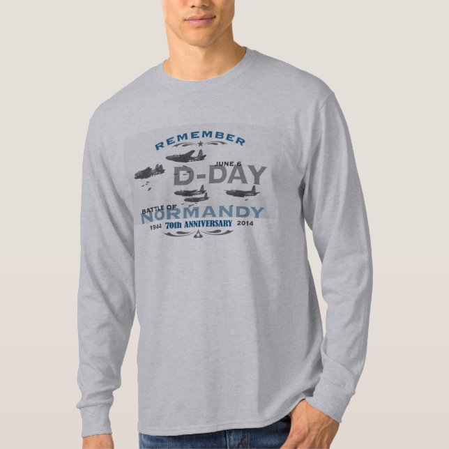 70th D-Day Air Battle of Normandy Anniversary T-Shirt (Front)