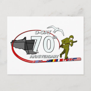 70th D-Day anniversary Postcard