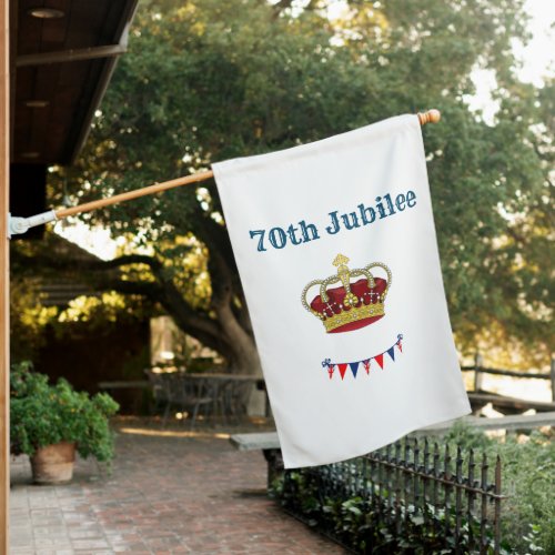 70th Jubilee Celebration House Flag