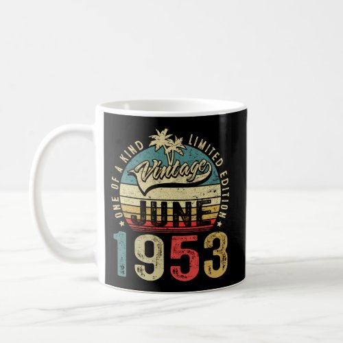 70Th June 1953 70 70Th Bday Coffee Mug