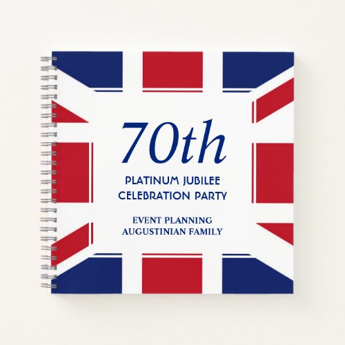 70th Platinum Jubilee Event Planning Notebook