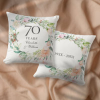 70th Platinum Wedding Anniversary Roses Floral