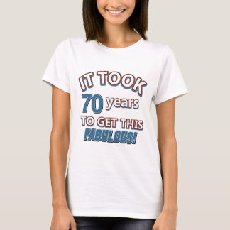 70th year birthday designs T-Shirt