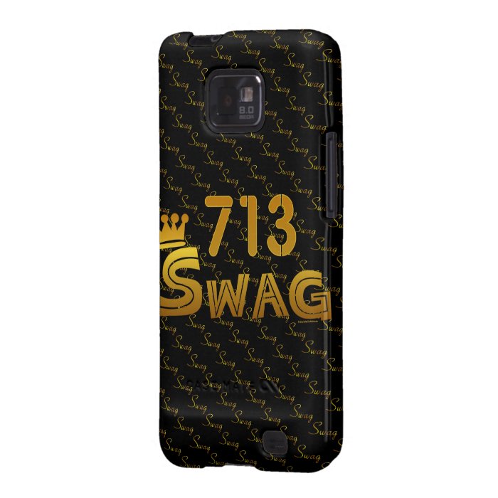 713 Area Code Swag Samsung Galaxy S Cases