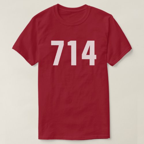 714 _ Anaheim  Area Code T_Shirt