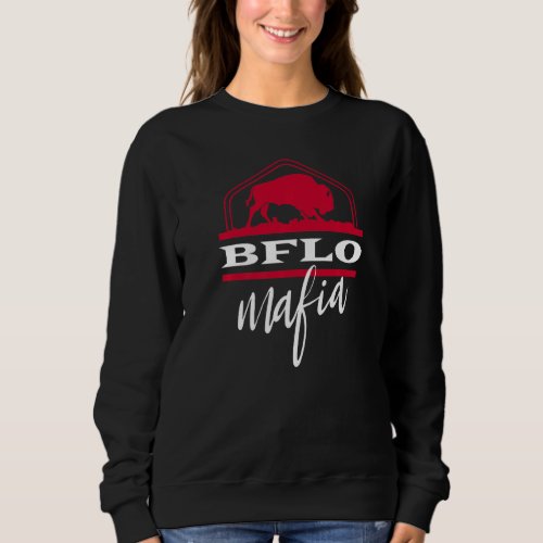 716 Area Code Buffalo New York BFLO WNY Sweatshirt