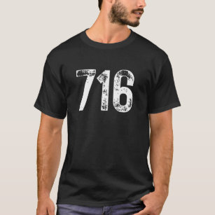 716 Area Code Buffalo NY Mobile Telephone Area Cod T-Shirt
