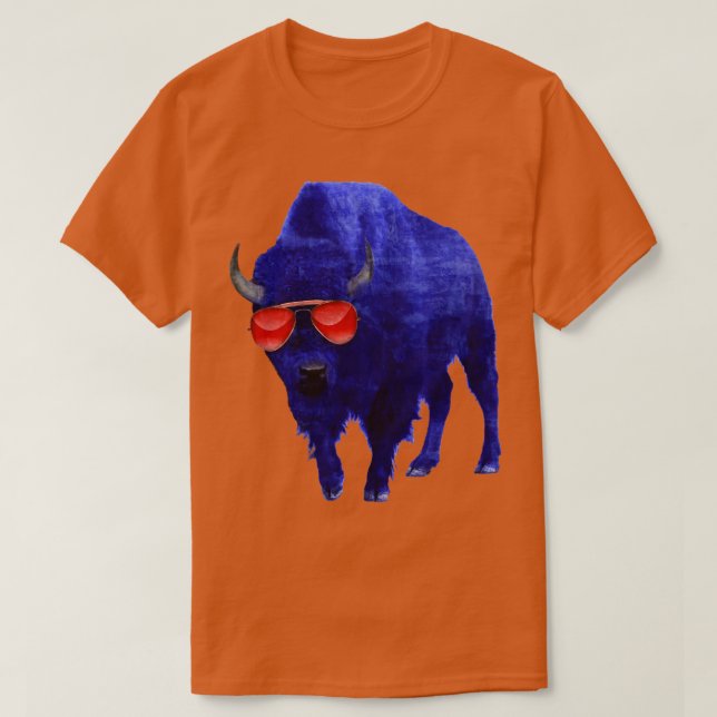 716 Bison Red Frames T-Shirt (Design Front)